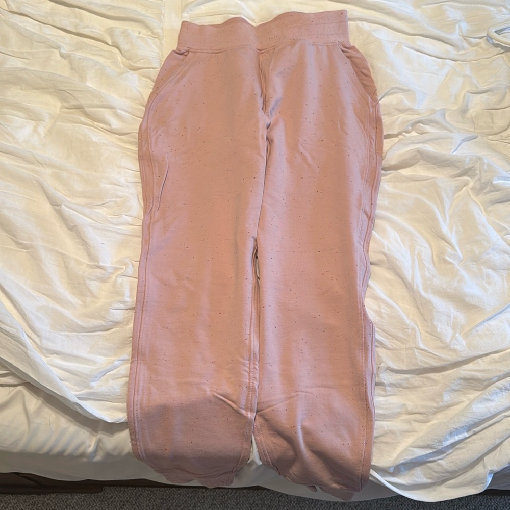 lululemon light pink jogger